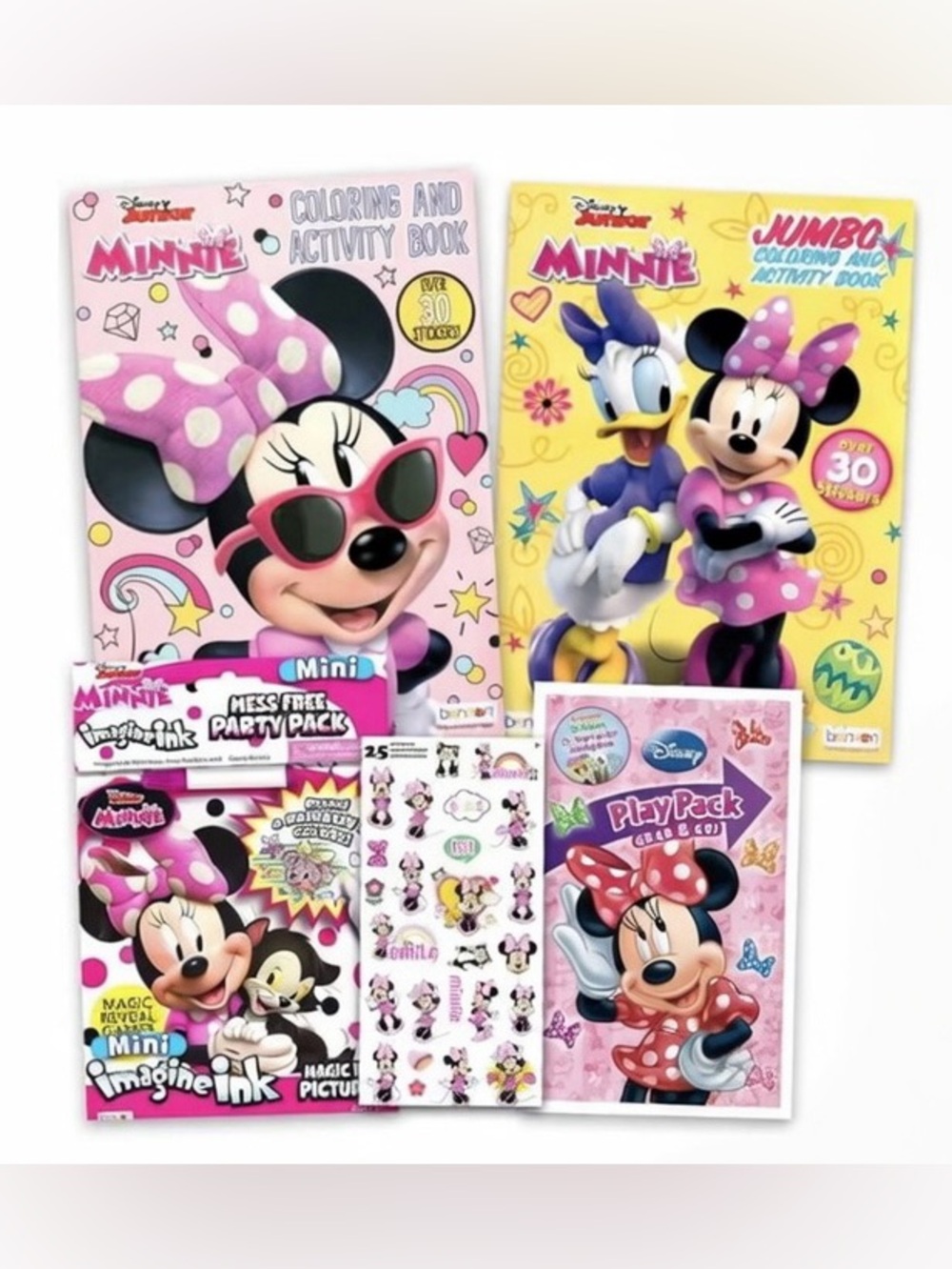 Disney Minnie & Friends Activity Book Bundle Set